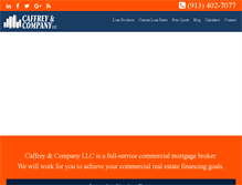 Tablet Screenshot of caffreyloans.com